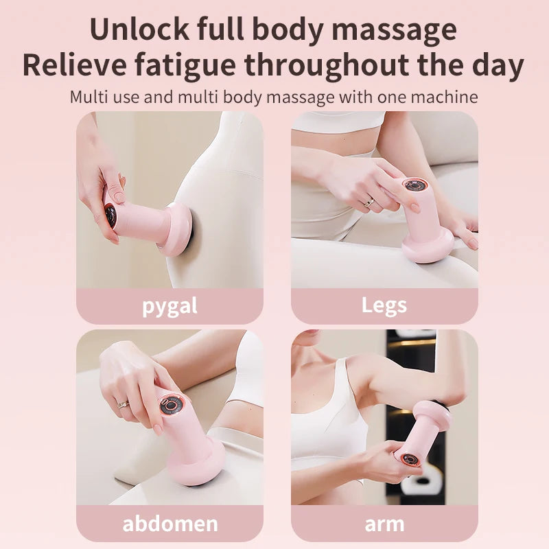 Handheld Women's Slimming Vibration Massager Body Cellulite Massage Gun