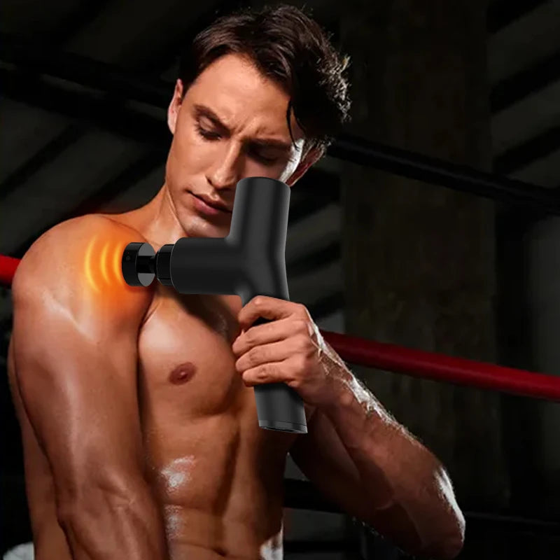 Deep Tissue Percussion Fitness Body Muscle Massage Gun to Relieve Fatigue and Reduce Lactic Acid Buildup