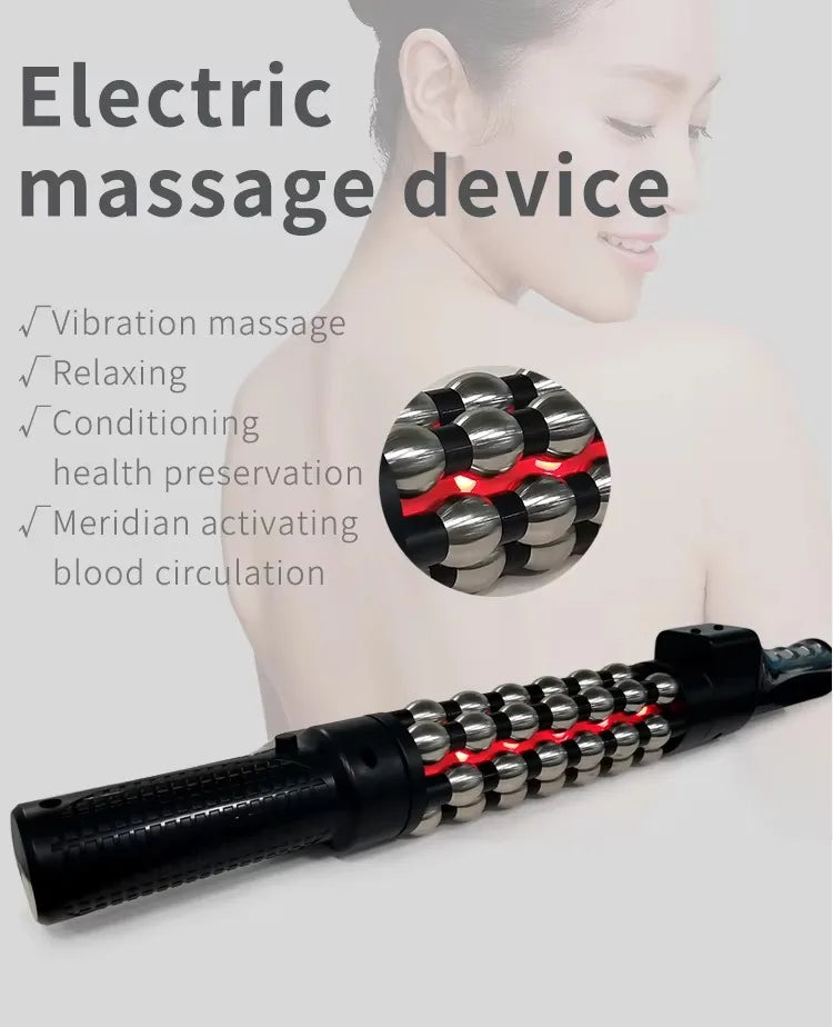 Home Spa Salon Use Inner Ball Roller Massage Stick Cellulite Massager Body Contouring Device