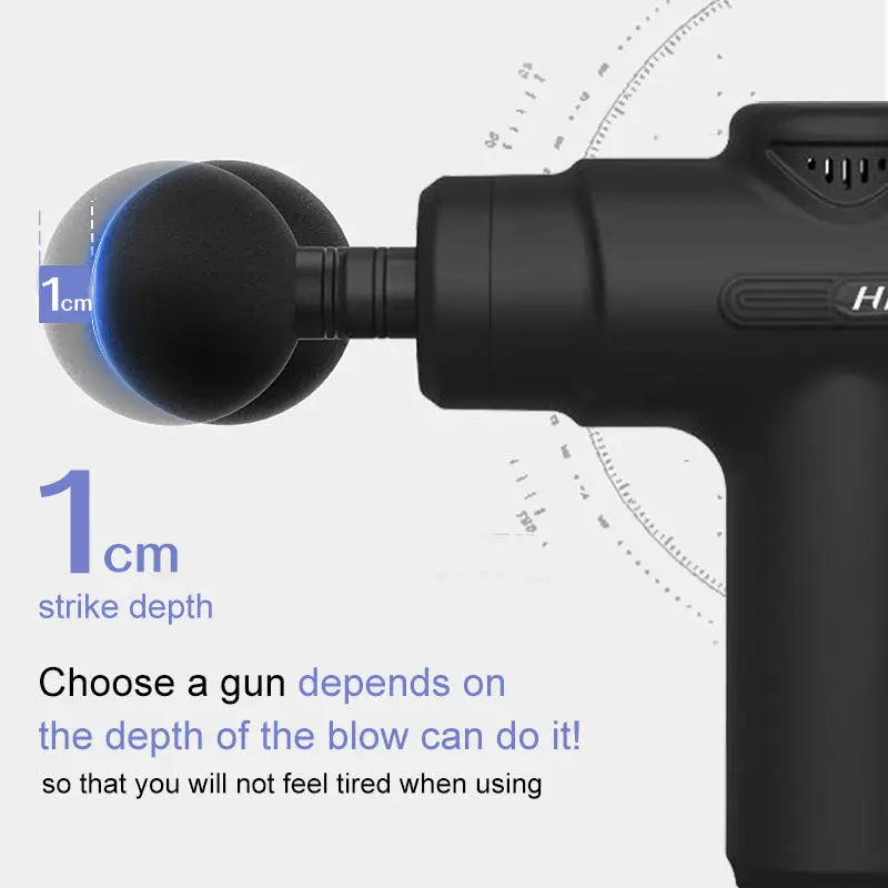 Vibration Electric Deep Muscle Body Therapy Fascia Massage Gun Mini Massage Gun