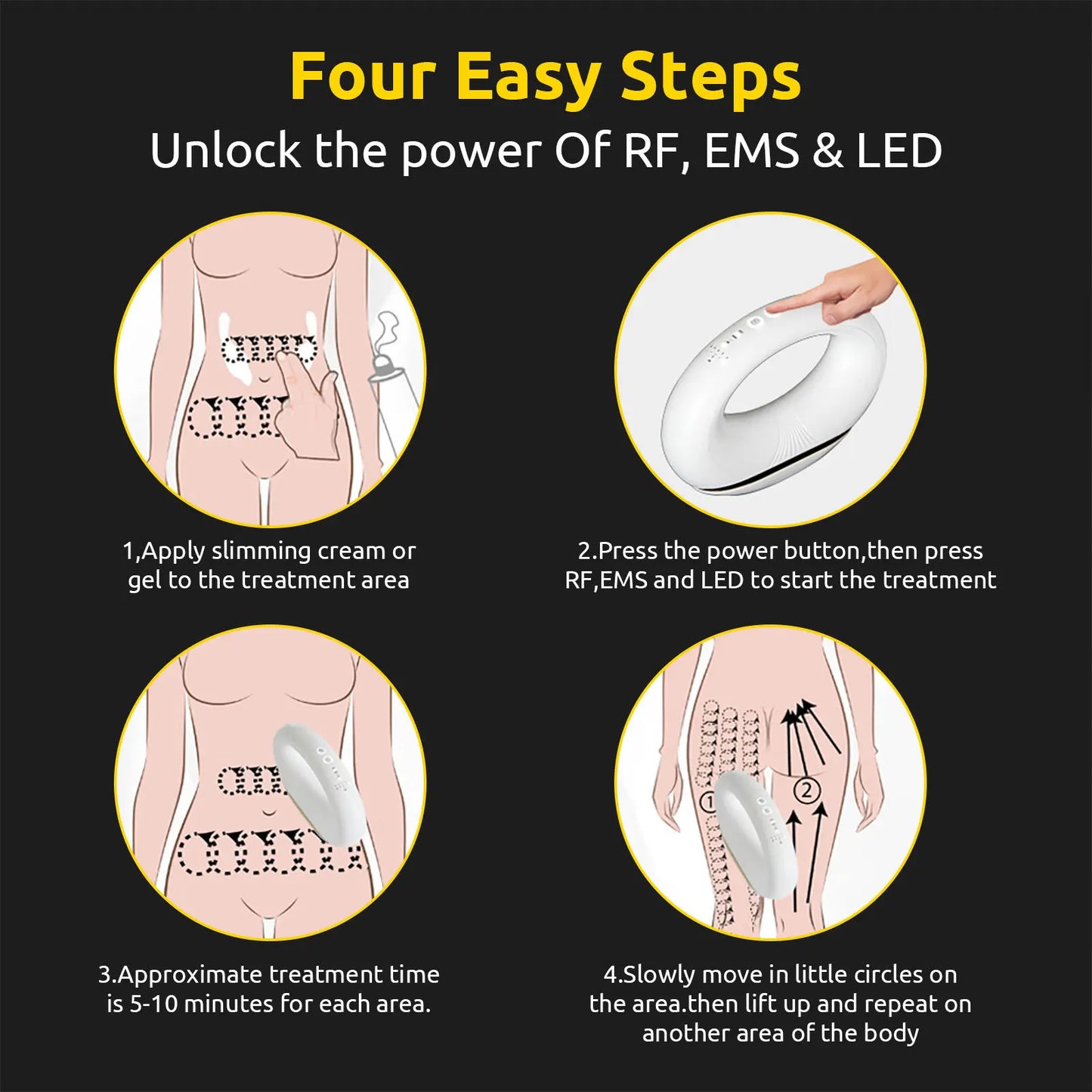 Handheld Cellulite Remover Sculptor Body Massage All Over Body Cellulite Fat Iron Sooth Refresh Anti-wrinkle