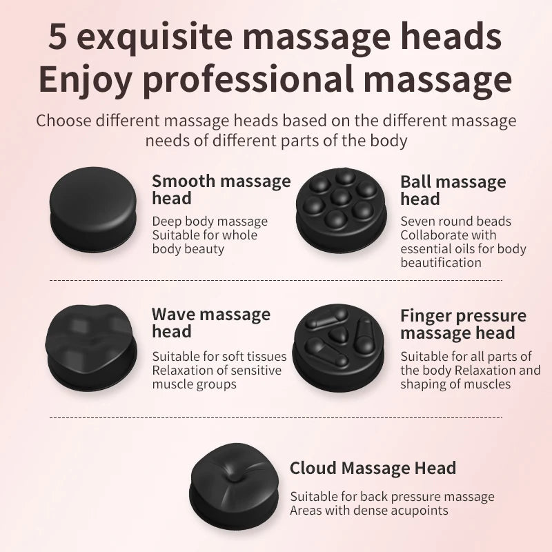 Handheld Women's Slimming Vibration Massager Body Cellulite Massage Gun