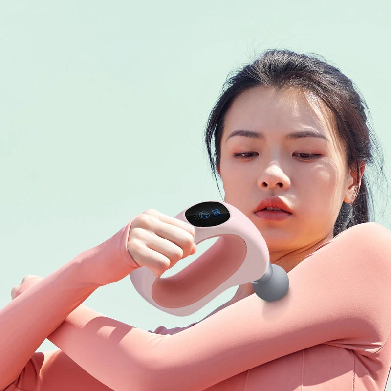 Percussion Body Massage Gun Pistolet Masseur for Muscular Fascial Corporal Massage Targeted Bodywork Device